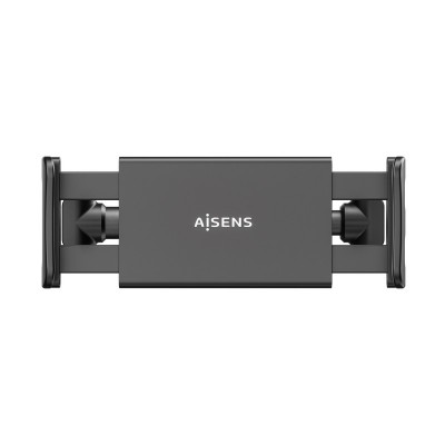AISENS Soporte Coche Ajustable (1 Pivote) Para Reposacabezas Para Telefono  Tablet, Negro