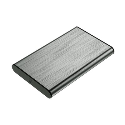 AISENS Caja Externa 2.5" ASE-2525GR 9.5mm SATA A USB 3.0  USB 3.1 Gen1, Gris