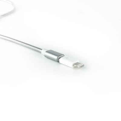 Nanocable Adaptador Lightning a Micro USB, LightningM-Micro BH Blanco