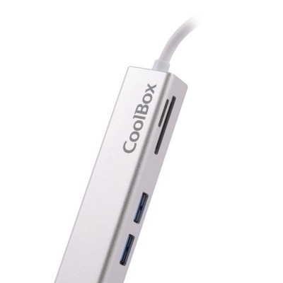 CoolBox miniDock USB-C Lite Alámbrico USB 3.2 Gen 1 (3.1 Gen 1) Type-C Blanco