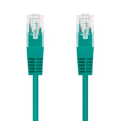 Nanocable Cable Red Latiguillo RJ45 CAT.6 UTP AWG24, Verde, 25 cm