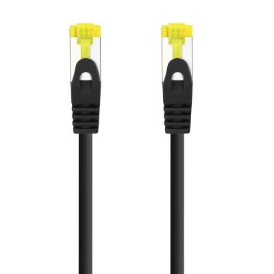Nanocable Cable Red Latiguillo RJ45 LSZH CAT.6A SFTP AWG26, Negro, 30 cm