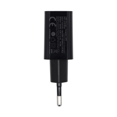 AISENS Cargador USB 10W Alta Eficiencia, 5V2A, Negro