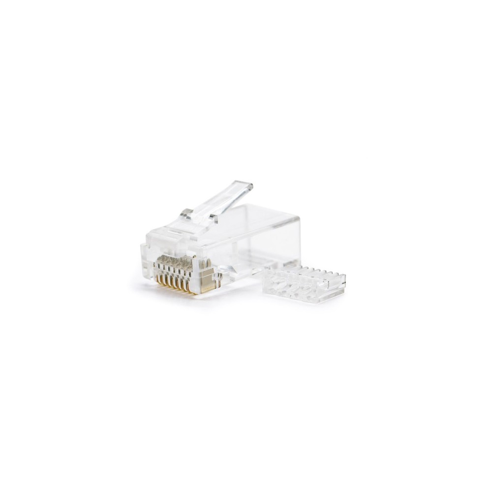 Nanocable 10.21.0201-50 conector RJ-45 Transparente