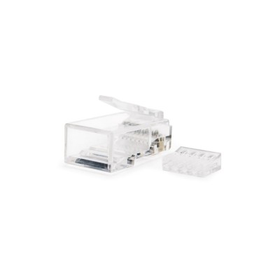 Nanocable 10.21.0201-50 conector RJ-45 Transparente
