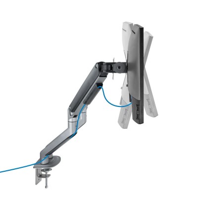 TooQ DB4132TNR-G soporte para monitor 81,3 cm (32") Negro Escritorio