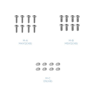 TooQ DB4132TNR-W soporte para monitor 81,3 cm (32") Blanco Escritorio