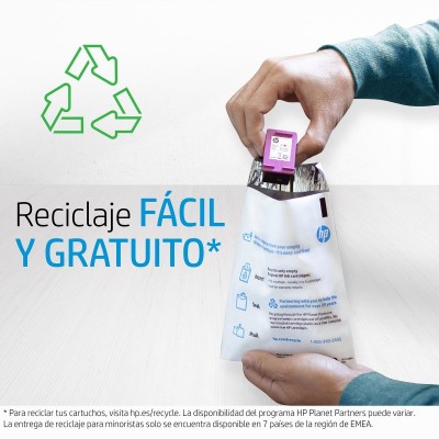 HP Paquete de 2 cartuchos de tinta original 305 tricolor  negro