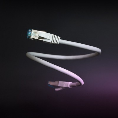 Nanocable Cable de Red Latiguillo Cat.7 600MHZ LSZH SFTP PIMF AWG26, Gris, 25 cm
