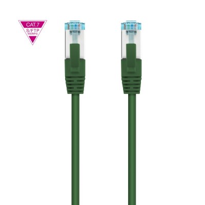 Nanocable Cable de Red Cat.7 600MHZ LSZH SFTP PIMF AWG26, Verde, 30 cm