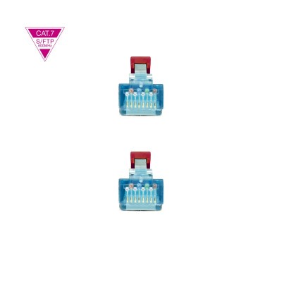 Nanocable Cable de Red Cat.7 600MHZ LSZH SFTP PIMF AWG26, Rojo, 1 m