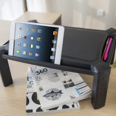 AISENS Soporte Elevador XL Para MonitorPortátil, Negro