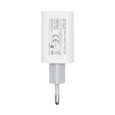 AISENS Cargador USB-C PВ3.0 1 Puerto 1x USB-C 20 W, Blanco