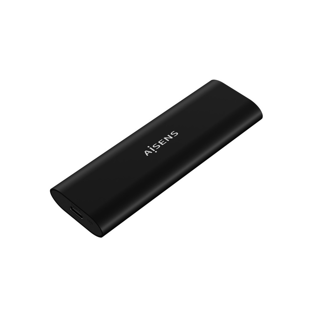 AISENS Caja Externa M.2 (NGFF) ASM2-014B SATANVMe A USB3.1 Gen2, Negro