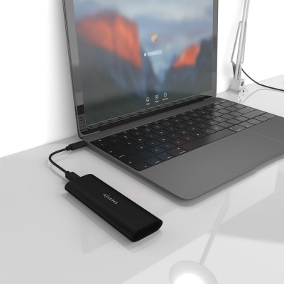 AISENS Caja Externa M.2 (NGFF) ASM2-014B SATANVMe A USB3.1 Gen2, Negro