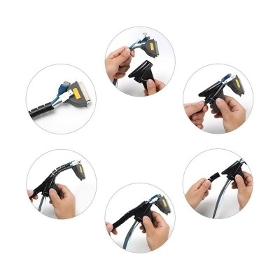 AISENS Organizador De Cable En Espiral 25mm, Negro, 3.0 m