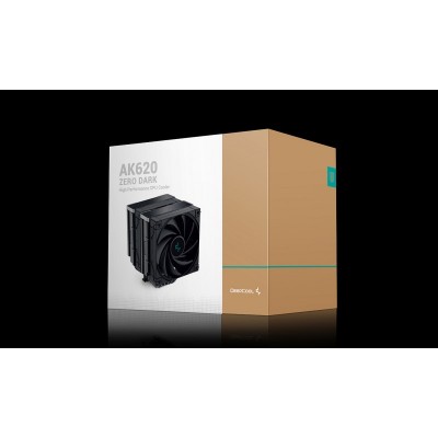 DeepCool AK620 ZERO DARK Procesador Refrigerador de aire 12 cm Negro 1 pieza(s)