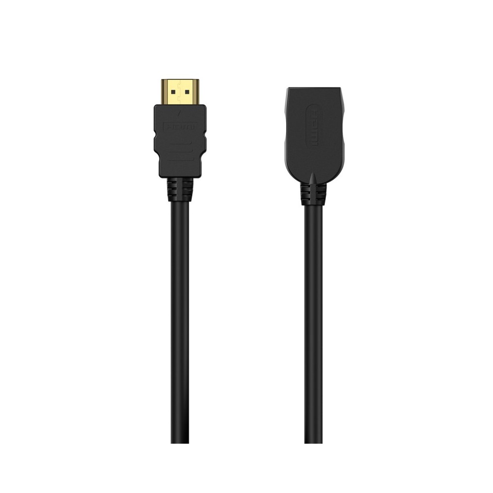 AISENS Cable HDMI V2.0 Prolongador Premium Alta Velocidad  Hec 4K@60Hz 18Gbps, AM-AH, Negro, 5.0M