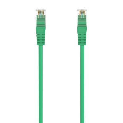 AISENS Cable de Red Latiguillo RJ45 LSZH Cat.6A 500 Mhz UTP AWG24, Verde, 30CM
