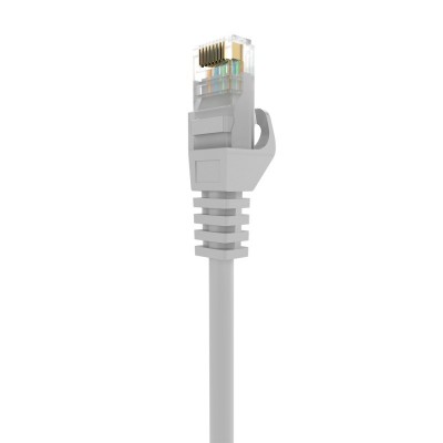 AISENS Cable de Red Latiguillo RJ45 LSZH Cat.6A 500 Mhz UTP AWG24, Gris, 20M