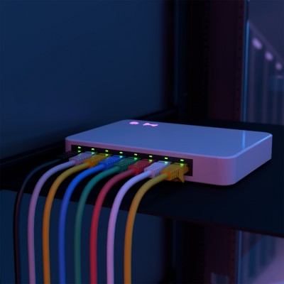 AISENS Cable de Red Latiguillo RJ45 LSZH Cat.6A 500 Mhz UTP AWG24, Rojo, 1.0M