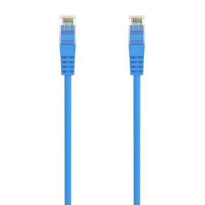 AISENS Cable de Red Latiguillo RJ45 LSZH Cat.6A 500 Mhz UTP AWG24, Azul, 25CM
