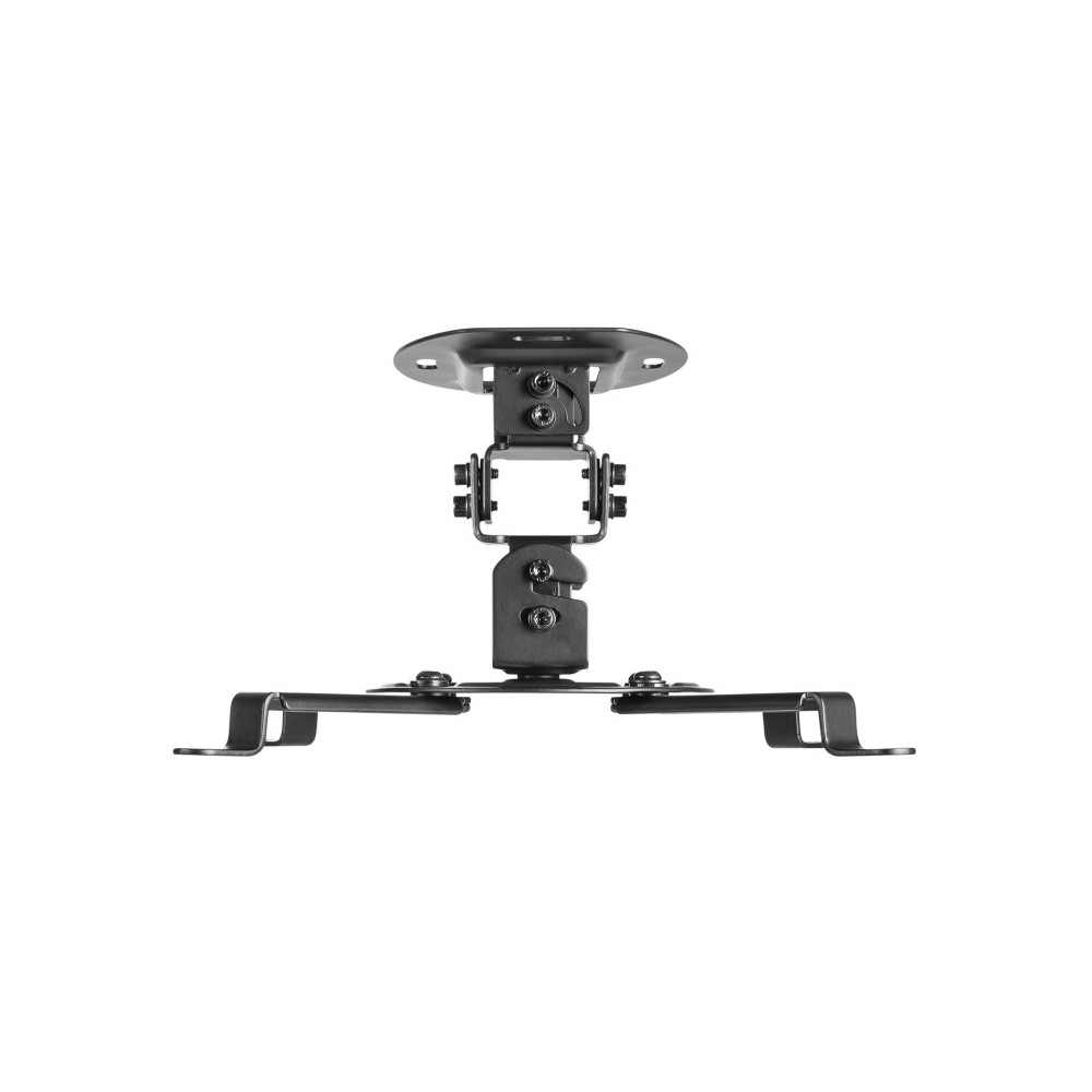 AISENS Soporte Universal Giratorio, Inclinable de Techo para Proyector 13.5Kg, Negro