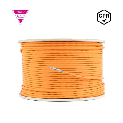 Nanocable Cable de Red CAT.7 LSZH SFTP PIMF AWG23, Naranja, 305m