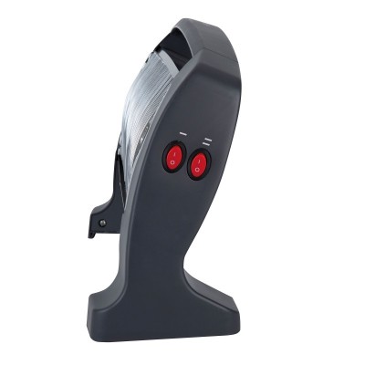 JATA JCES2201 calefactor eléctrico Interior Gris 1200 W Calefactor eléctrico de cuarzo