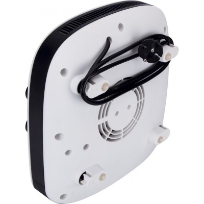 JATA TC95 calefactor eléctrico Interior Negro, Blanco 1800 W Ventilador eléctrico