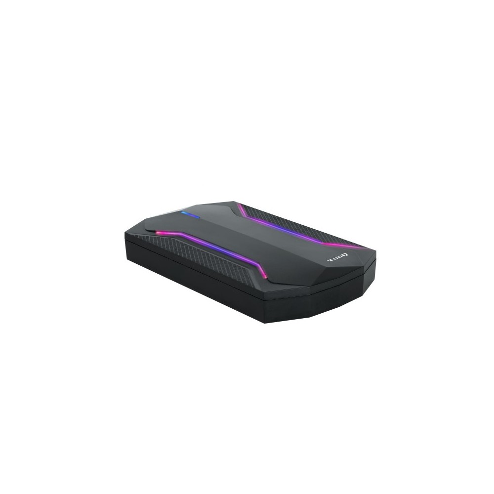 TooQ TQE-2599RGB caja para disco duro externo Carcasa de disco duroSSD Negro 2.5"