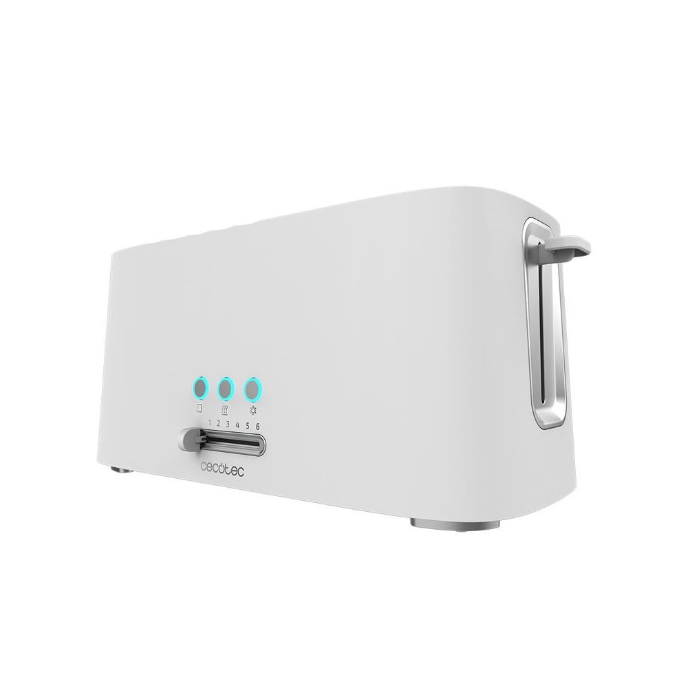 Cecotec 03190 tostadora 6 4 rebanada(s) 1630 W Blanco