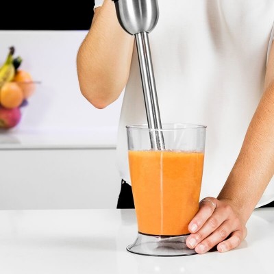 Cecotec 04062 licuadora 0,5 L Batidora de vaso 1000 W Negro, Acero inoxidable