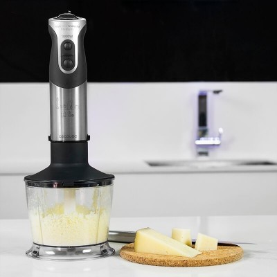 Cecotec 04062 licuadora 0,5 L Batidora de vaso 1000 W Negro, Acero inoxidable