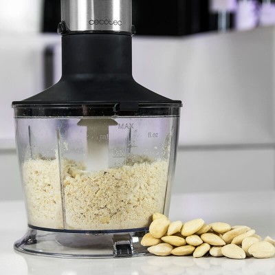 Cecotec 04062 licuadora 0,5 L Batidora de vaso 1000 W Negro, Acero inoxidable