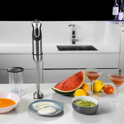 Cecotec Powerful Titanium 1000 Batidora de inmersión 1000 W Negro, Acero inoxidable