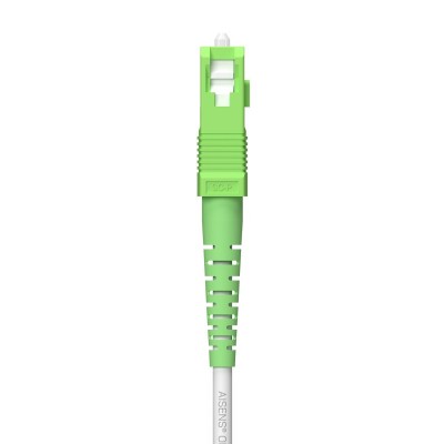 AISENS Cable Fibra Óptica Latiguillo G657A2 3.0 9125 SMF Simplex CPR DCA LSZH, SCAPC-SCAPC, Blanco, 100 m
