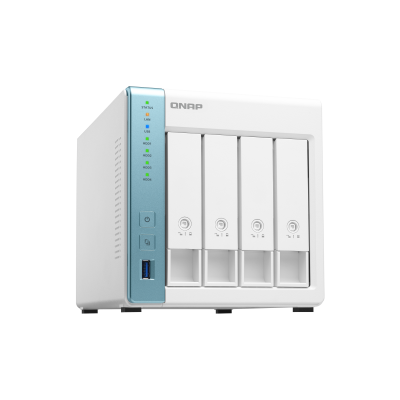 QNAP TS-431K servidor de almacenamiento NAS Torre Ethernet Blanco Alpine AL-214