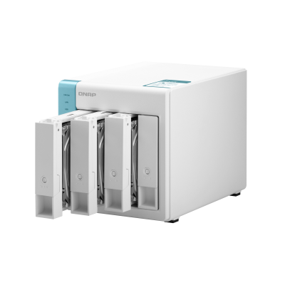QNAP TS-431K servidor de almacenamiento NAS Torre Ethernet Blanco Alpine AL-214