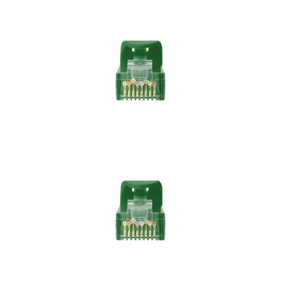 Nanocable Cable Red Latiguillo RJ45 LSZH CAT.6A UTP AWG24, Verde, 25 cm
