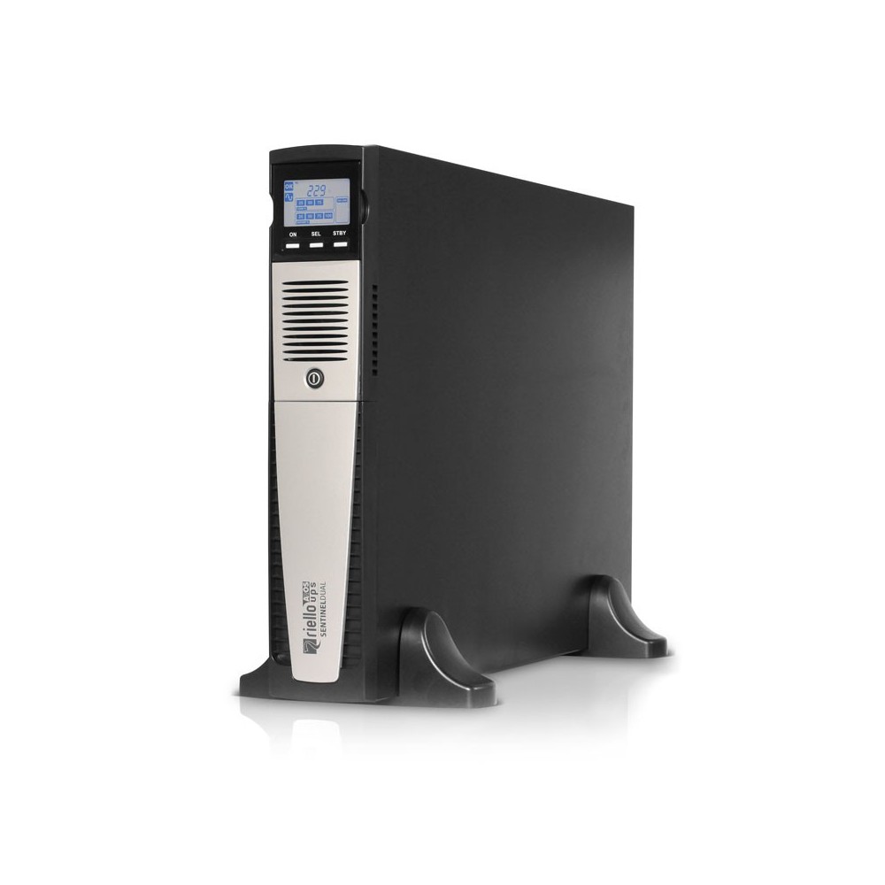 Riello Sentinel Dual sistema de alimentación ininterrumpida (UPS) 1 kVA 900 W 8 salidas AC