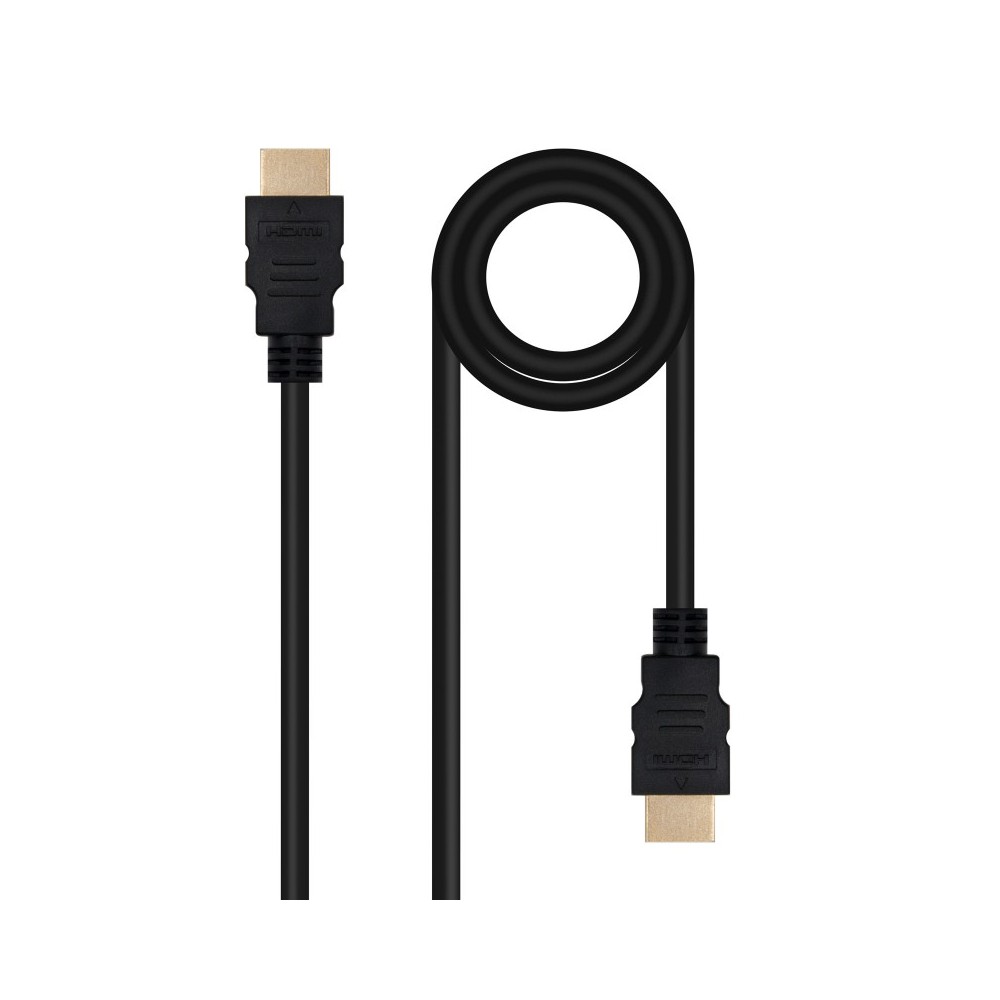 Nanocable Cable HDMI V2.0 4K@60Hz 18Gbps AM-AM, 1 m, Negro
