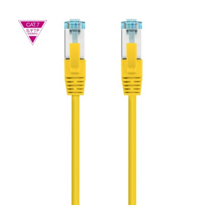 Nanocable Cable de Red Cat.7 600MHZ LSZH SFTP PIMF AWG26, Amarillo, 2 m