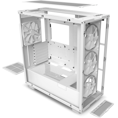 NZXT CM-H71EW-02 carcasa de ordenador Midi Tower Blanco
