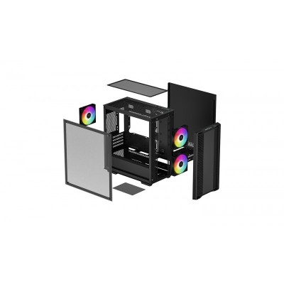 DeepCool CC360 ARGB Mini Tower Negro