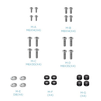 TooQ Soporte de mesa para pantallas 23”-75”