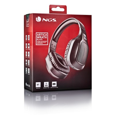 NGS ARTICA WRATH Auriculares Inalámbrico y alámbrico Diadema LlamadasMúsica USB Tipo C Bluetooth Negro