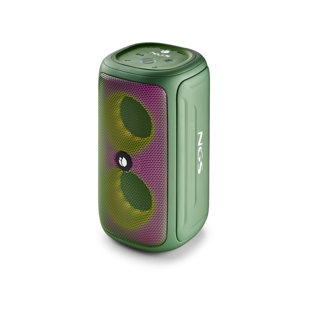 NGS ROLLER BEAST Altavoz portátil estéreo Verde 32 W