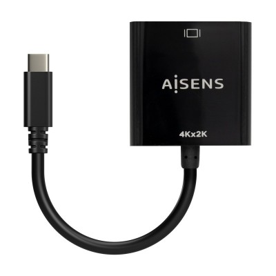 AISENS Conversor USB-C A HDMI 4K@30Hz, USB-CM-HDMIH, Negro, 15cm