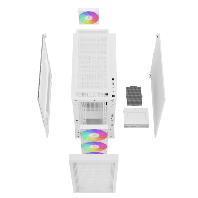 DeepCool CH560 DIGITAL WH Midi Tower Blanco